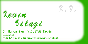 kevin vilagi business card